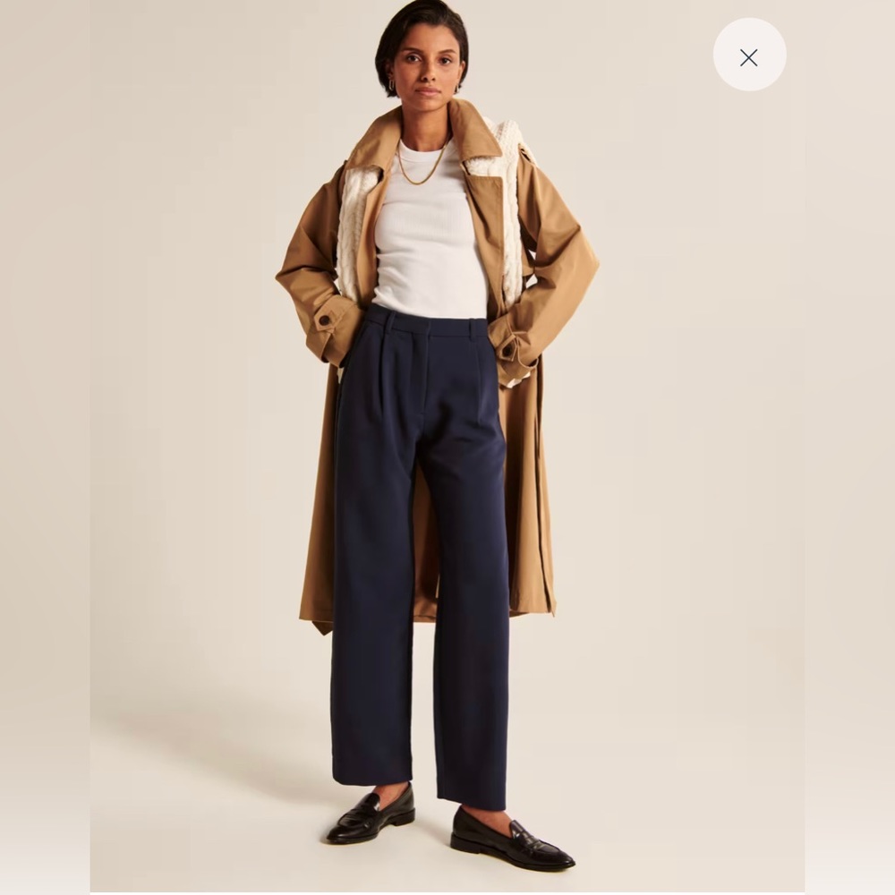 Abercrombie Tailored Relaxed Straight Pant